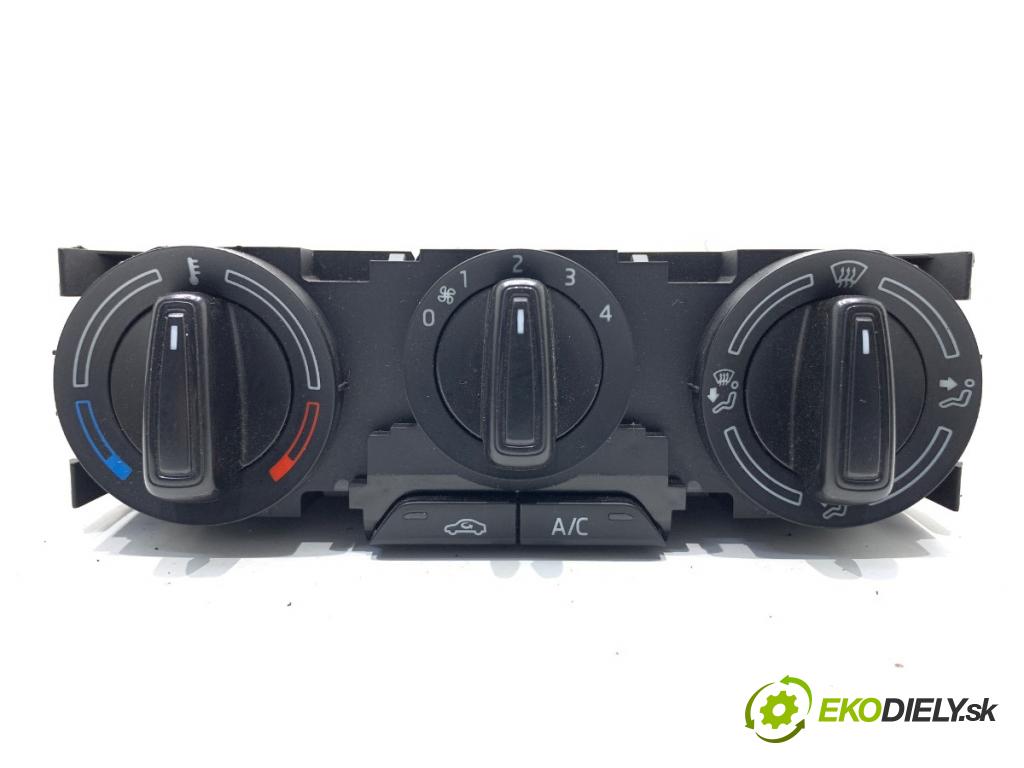 SKODA FABIA III liftback 2018 55 kW 1.0 999 Panel ovládania kúrenia 6V0820045C (Prepínacie páčky pod volantom)