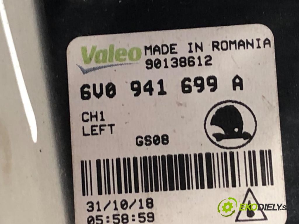 SKODA FABIA III liftback 2018 55 kW 1.0 999 hmlové svetlo, hmlovka levý přední část 6V0941699A