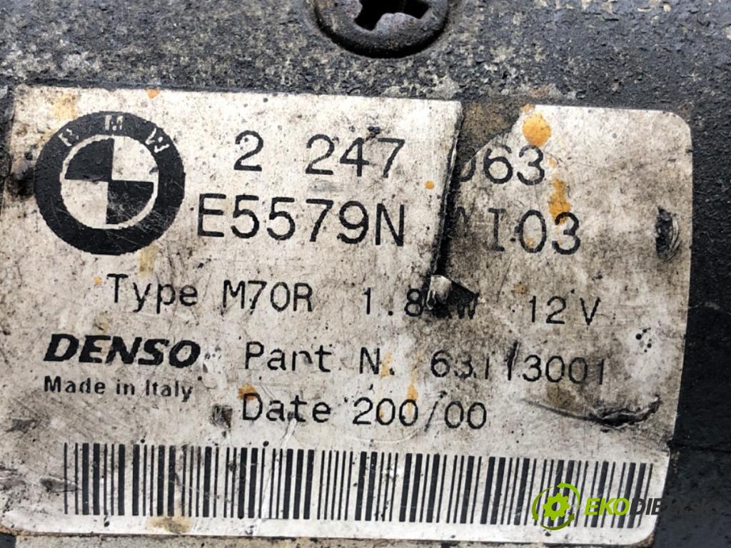 BMW E46 sedan 2000 100 kW 320 d 1951 Štartér 2247063 (Štartér)