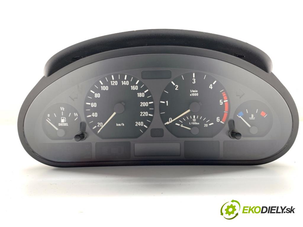 BMW E46 sedan 2000 100 kW 320 d 1951 Prístrojovka 6906884 (Prístrojová doska)