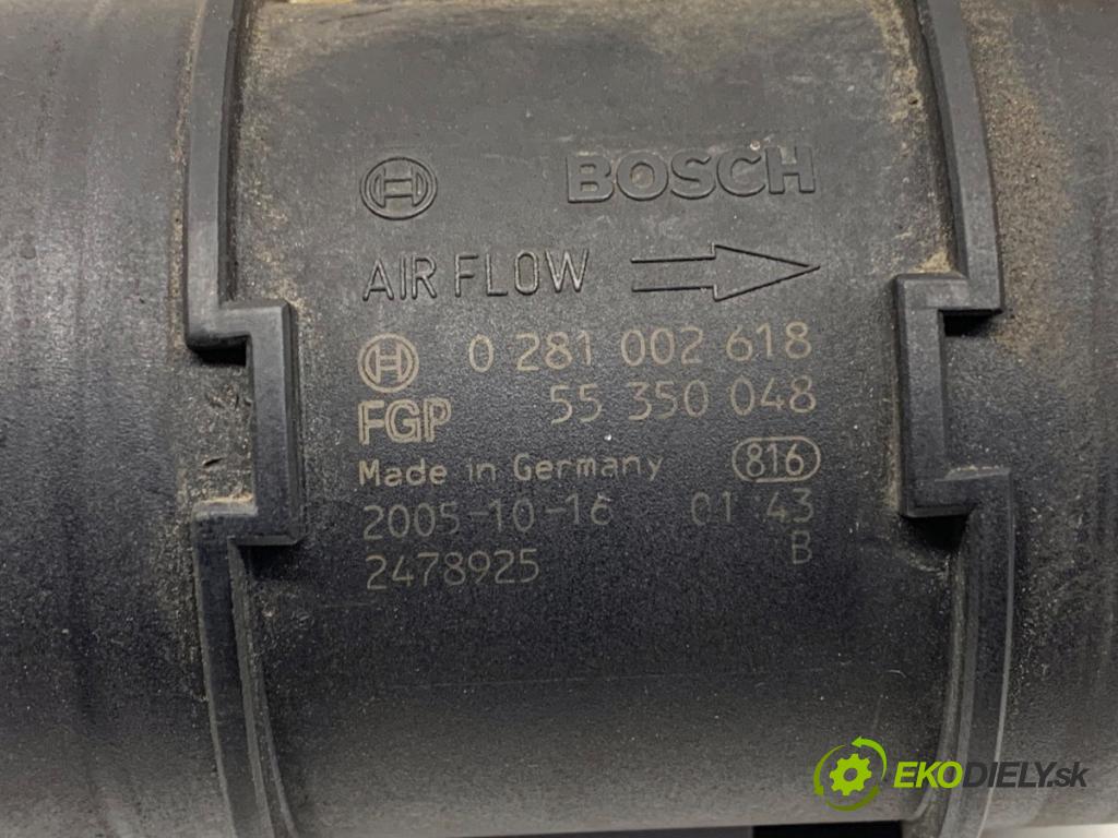 FIAT GRANDE PUNTO liftback 2005 96 kW 1.9 D Multijet 1910 Váha vzduchu 55350048 (Váha vzduchu)