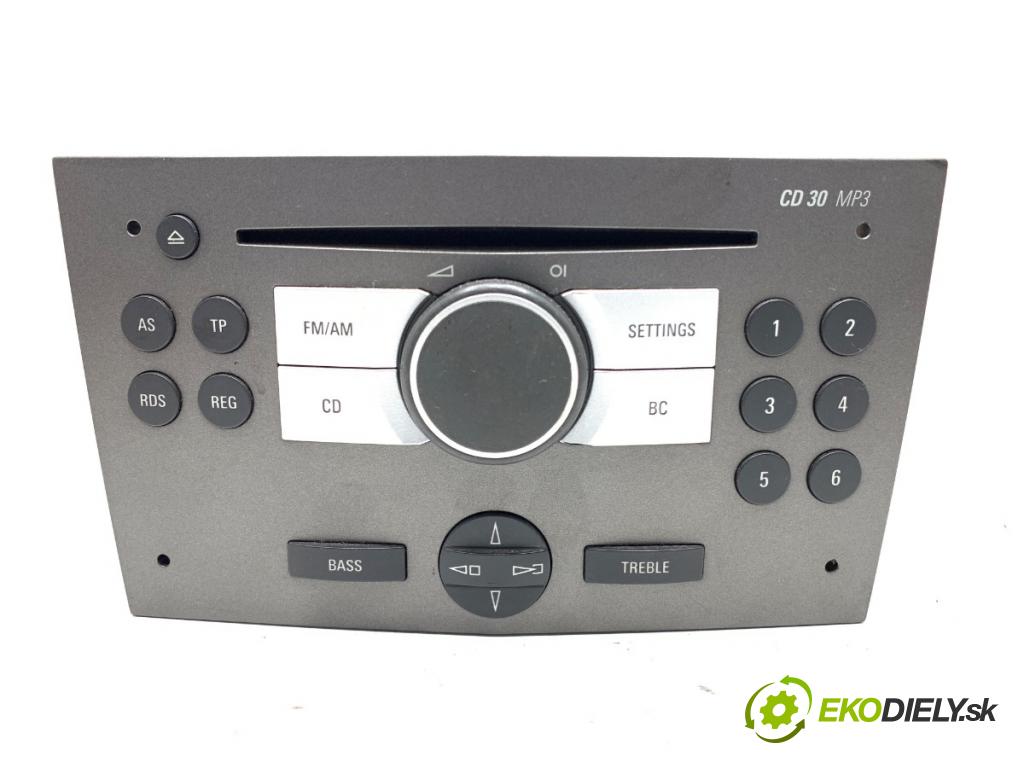 OPEL ASTRA H Kombi 2004 77 kW 1.6 (L35) 1598 RADIO 13154304AZ (Audio zariadenie)