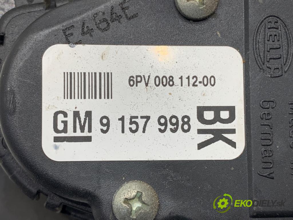OPEL ASTRA H Kombi 2004 77 kW 1.6 (L35) 1598 Potenciometer plynu 9157998 (Potenciometer plynového pedálu)