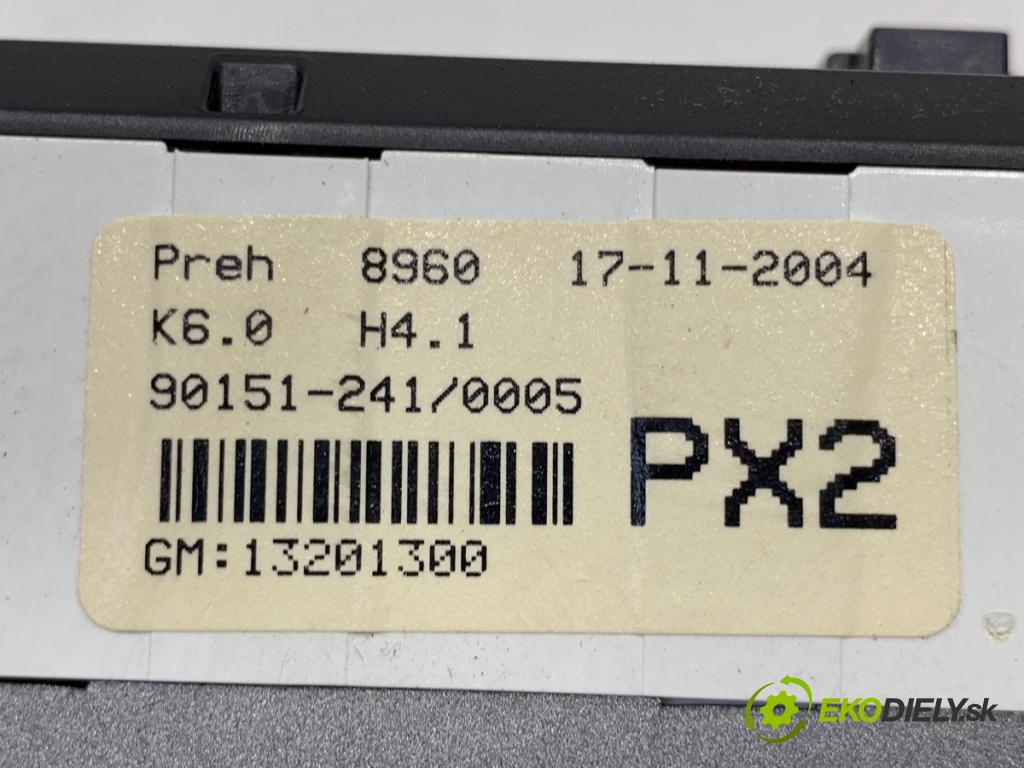 OPEL ASTRA H Kombi 2004 77 kW 1.6 (L35) 1598 Panel ovládania kúrenia 13201300 (Prepínacie páčky pod volantom)