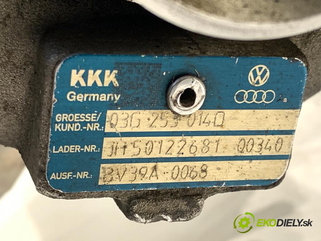 SKODA ROOMSTER nadwozie wielkoprzestrzenne (MPV) 2007 77 kW 1.9 TDI 1896 turbo 03G253014D (Kompletní turbodmychadlo)