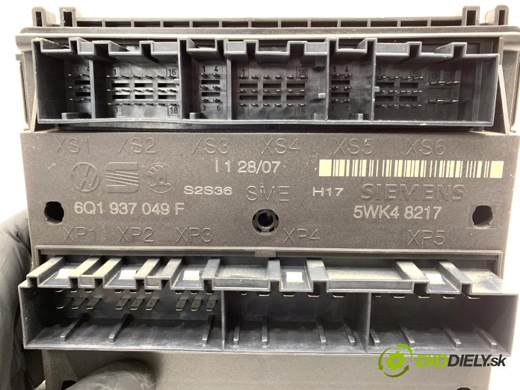 SKODA ROOMSTER nadwozie wielkoprzestrzenne (MPV) 2007 77 kW 1.9 TDI 1896 Modul komfortu 6Q1937049F (Modul komfortu)