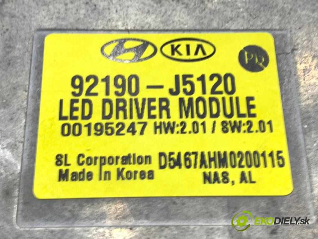KIA STINGER liftback 2019 272 kW 3.3 T-GDi 4WD 3342 Menič XENON 92190-J5120 (Riadiaca jednotka xenónu)