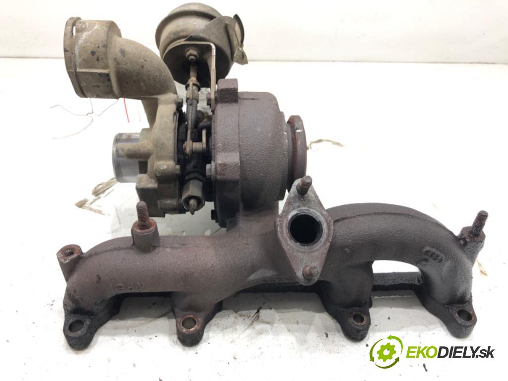 VW GOLF V liftback 2007 77 kW 1.9 TDI 1896 turbo 03G253014F (Kompletní turbodmychadlo)