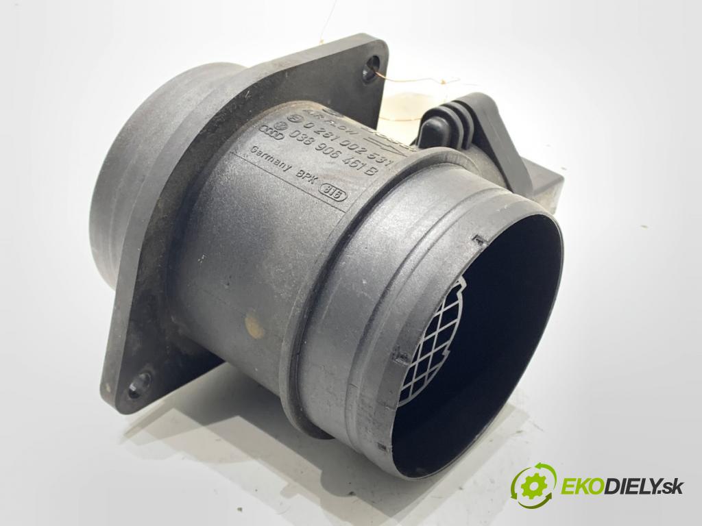 VW GOLF V liftback 2007 77 kW 1.9 TDI 1896 Váha vzduchu 038906461B (Váha vzduchu)