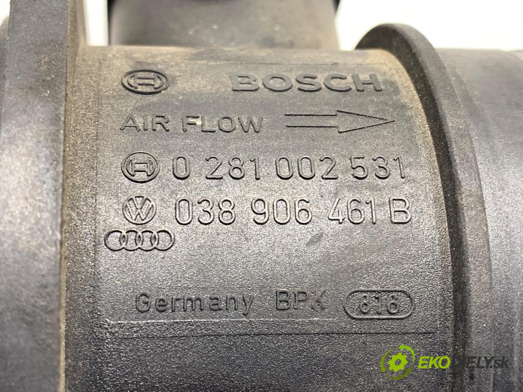 VW GOLF V liftback 2007 77 kW 1.9 TDI 1896 Váha vzduchu 038906461B (Váha vzduchu)