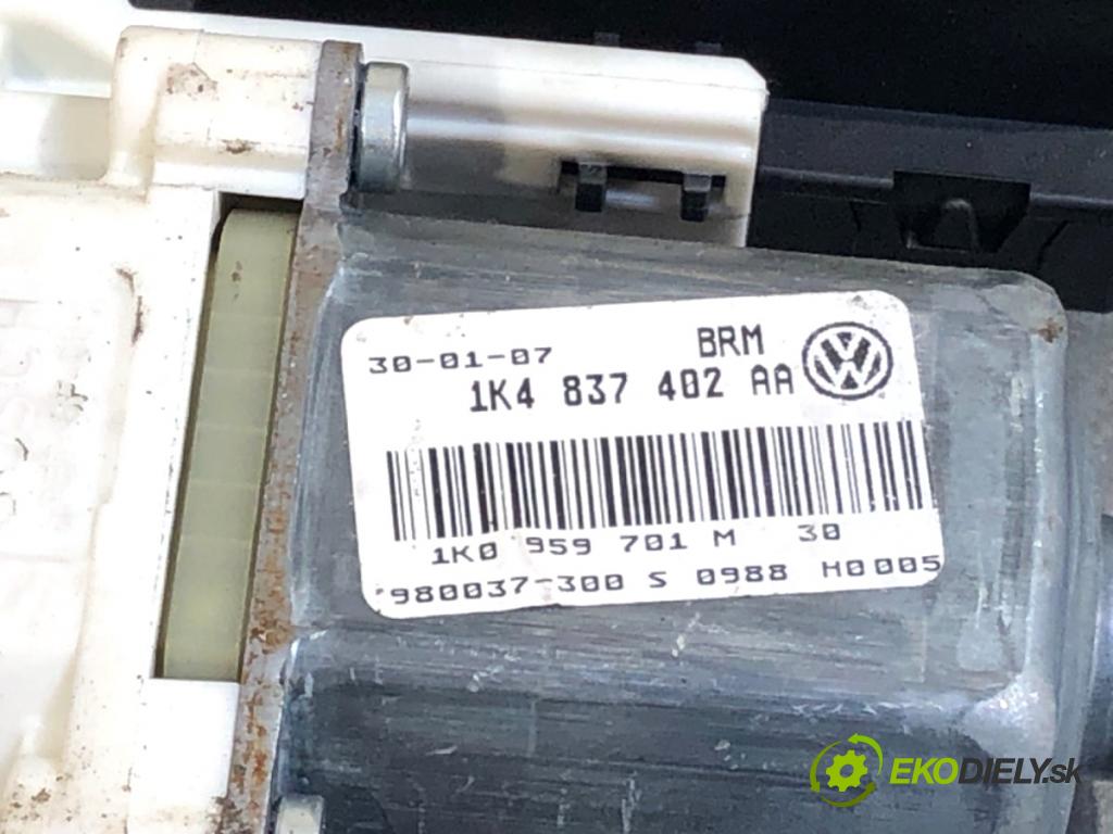 VW GOLF V liftback 2007 77 kW 1.9 TDI 1896 mechanismus okna pravý přední část 1K4837402AA