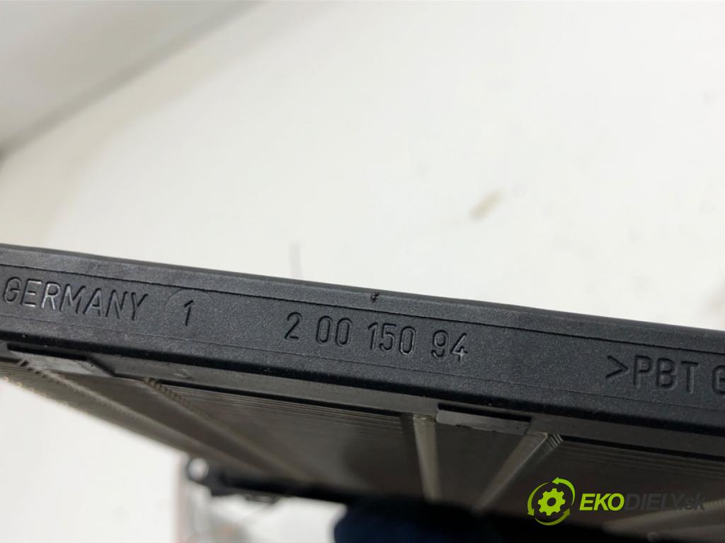 VW GOLF V liftback 2007 77 kW 1.9 TDI 1896 topné těleso radiátor topení elektrická 1K0963235F (Radiátor topení)