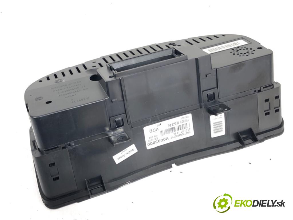 VW GOLF V liftback 2007 77 kW 1.9 TDI 1896 Prístrojovka 1K0920953N (Prístrojová doska)