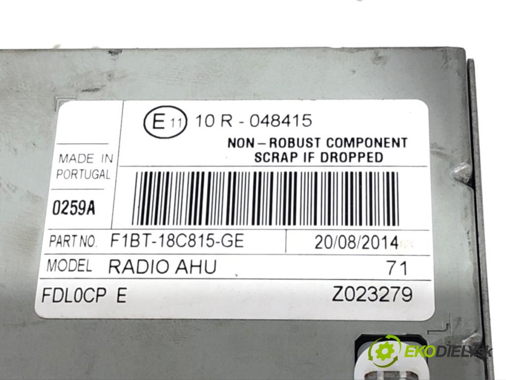 FORD FOCUS III liftback 2014 85 kW 1.6 TDCi 1560 RADIO F1BT-18C815-GE (Audio zariadenie)