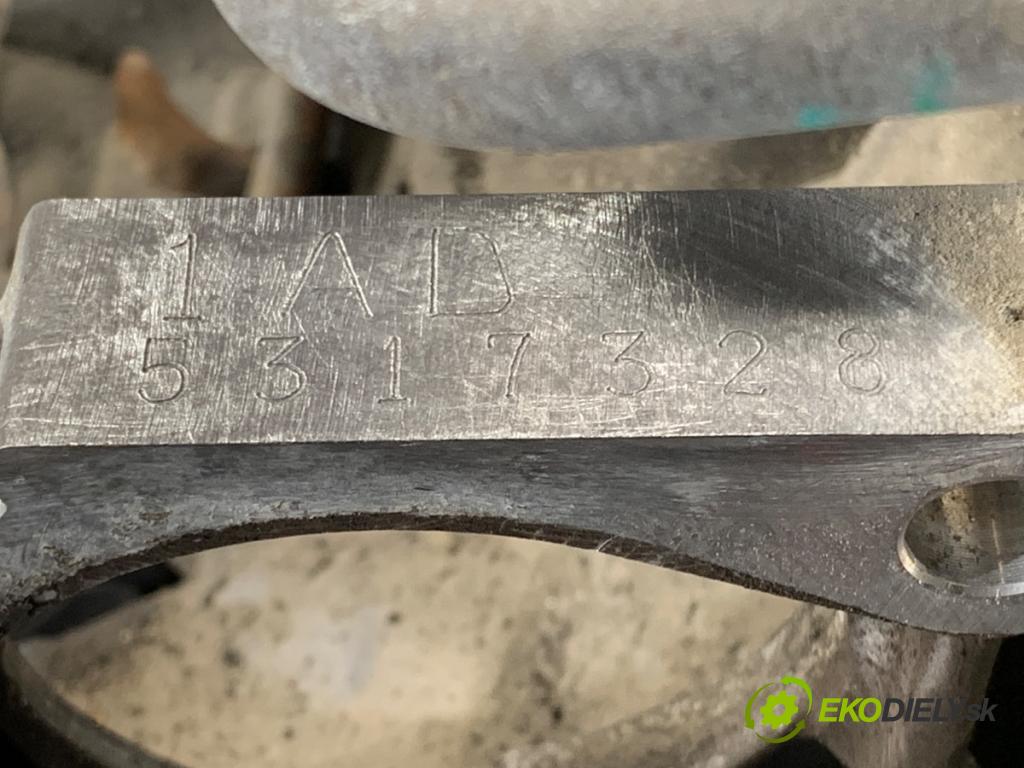 TOYOTA AVENSIS T25 sedan 2007 93 kW 2.0 D-4D (ADT250_) 1998 motor 1AD-FTV (Motor)