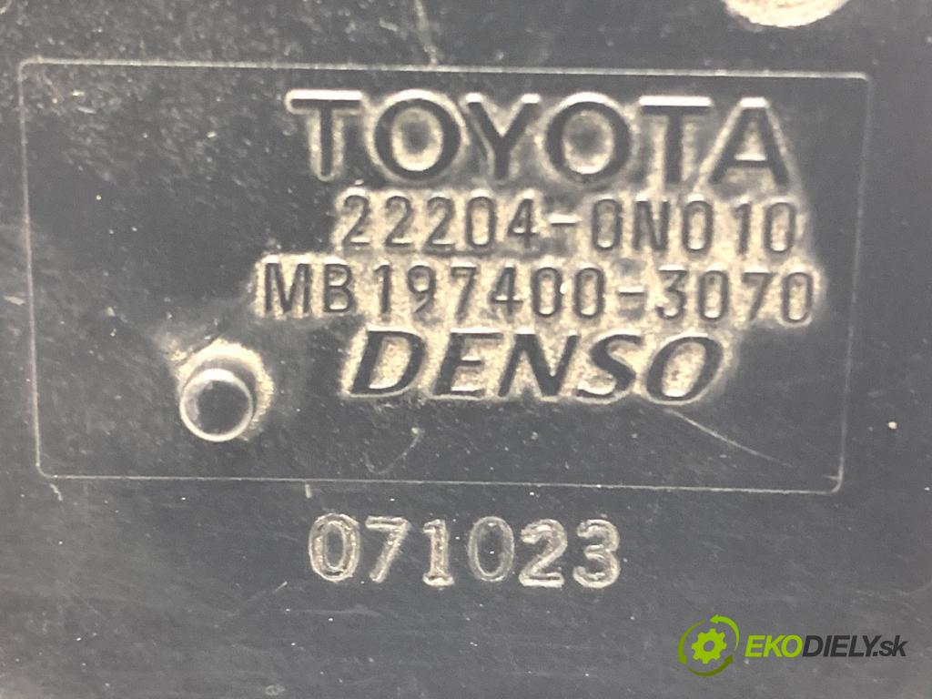 TOYOTA AVENSIS T25 sedan 2007 93 kW 2.0 D-4D (ADT250_) 1998 Váha vzduchu 22204-0N010 (Váha vzduchu)