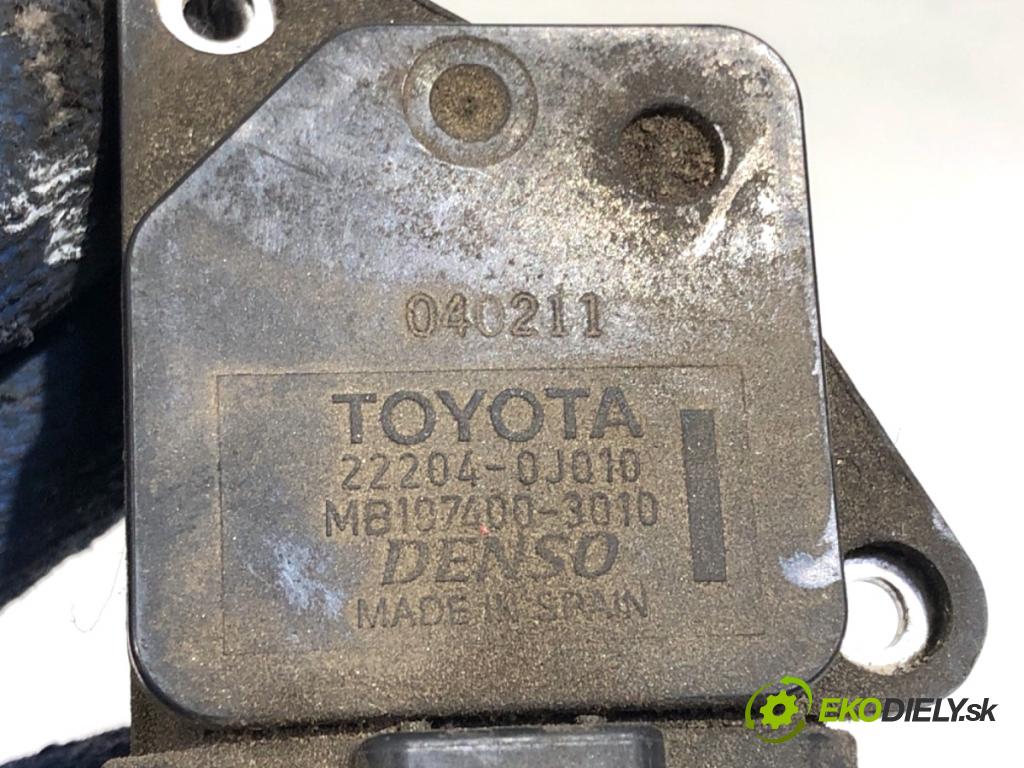 TOYOTA AVENSIS T25 sedan 2004 95 kW 1.8 (ZZT251_) 1794 Váha vzduchu 22204-0J010 (Váha vzduchu)