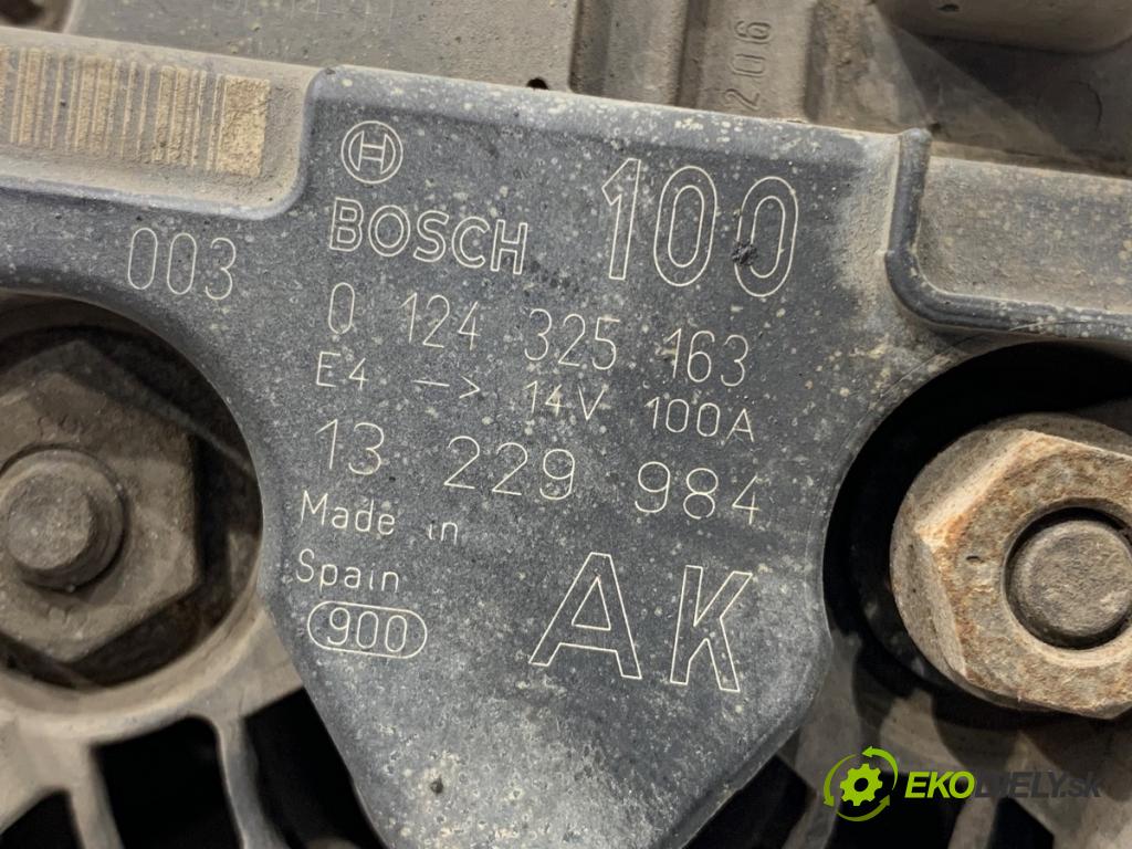 OPEL ASTRA H liftback 2010 85 kW 1.6 (L48) 1598 Alternátor 13229984 (Alternátor)