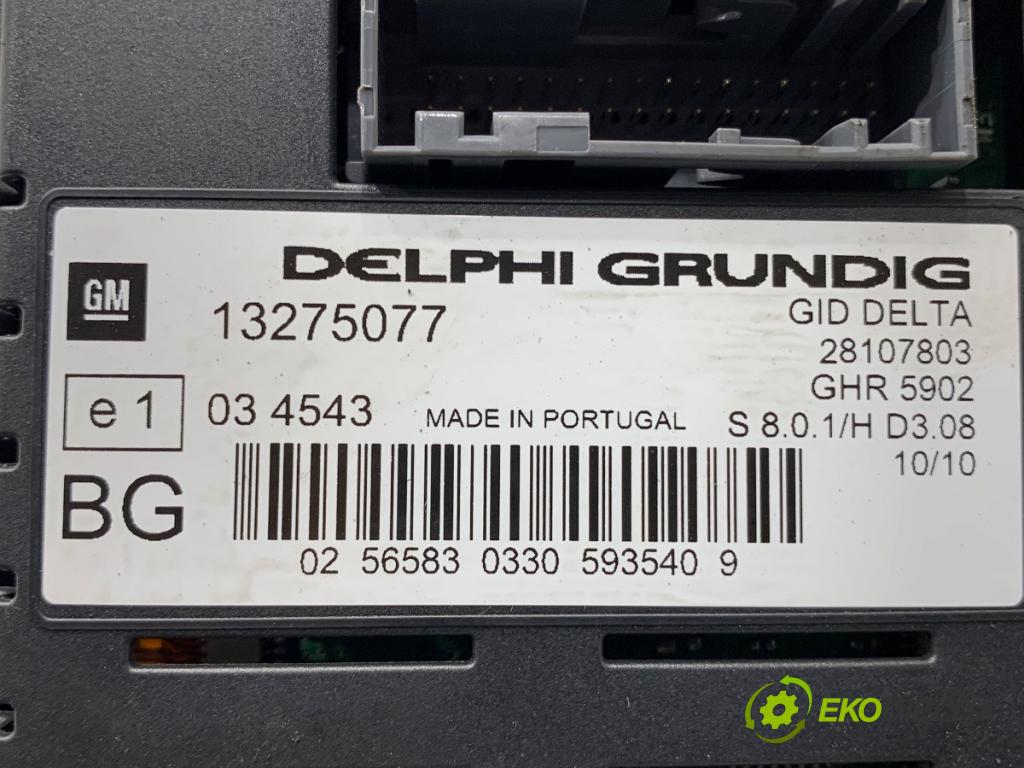 OPEL ASTRA H liftback 2010 85 kW 1.6 (L48) 1598 Dislpej 13275077 (Prístrojová doska)