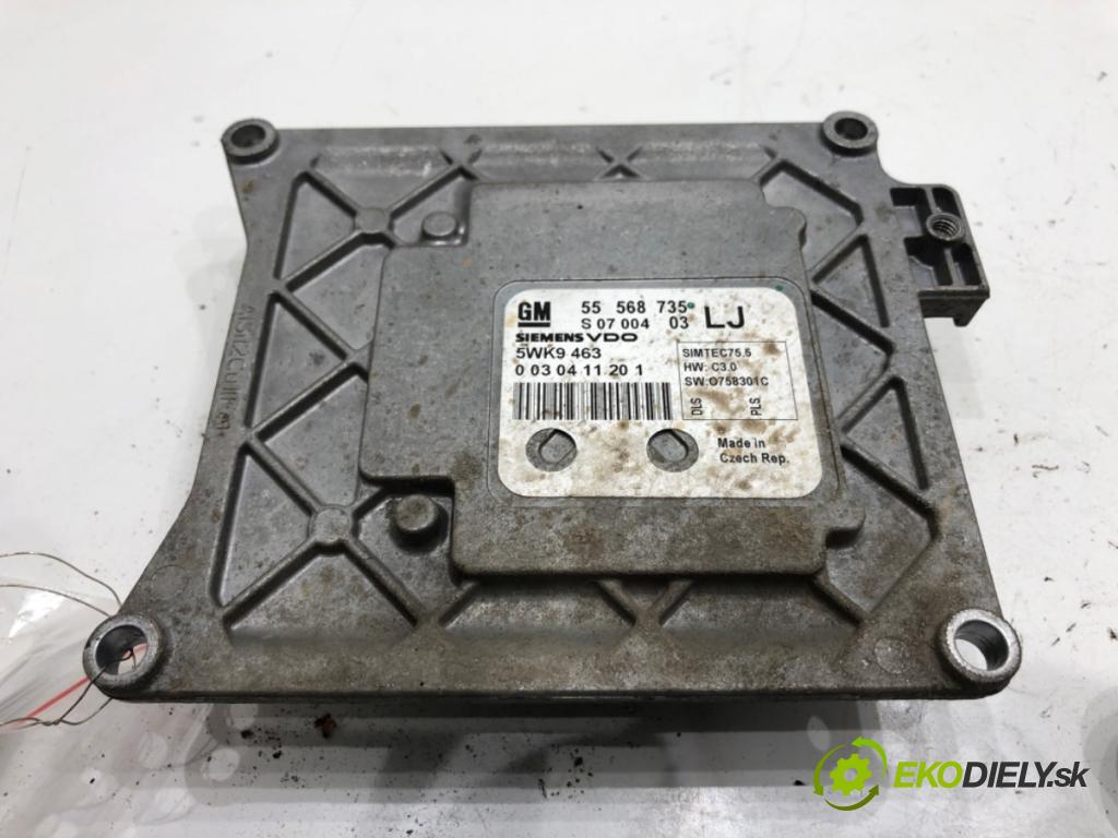 OPEL ASTRA H liftback 2010 85 kW 1.6 (L48) 1598 riadiaca jednotka Motor 55568735 (Riadiaca jednotka)