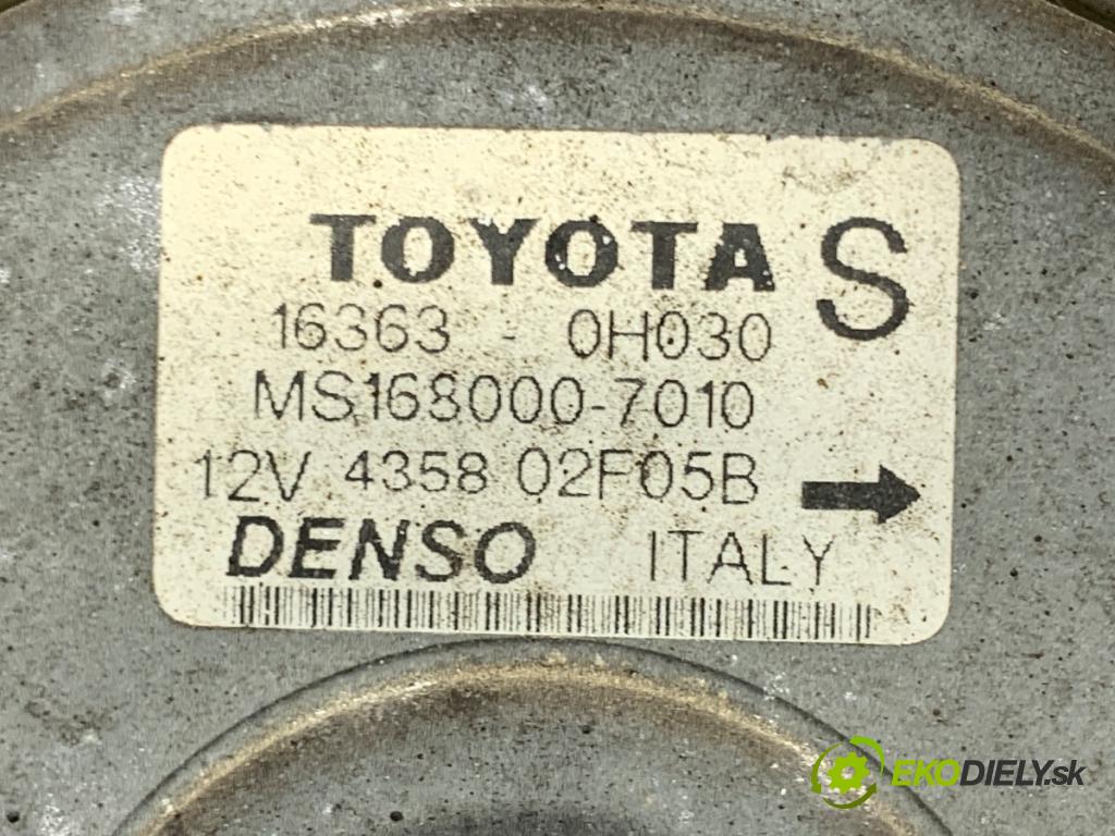 TOYOTA AVENSIS T25 sedan 2004 95 kW 1.8 (ZZT251_) 1794 ventilátor chladiče 16363-0H030 (Ventilátor)