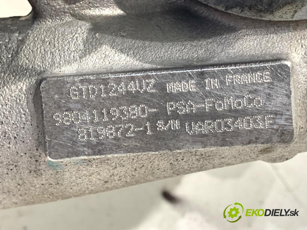 FORD FOCUS III Kombi 2018 70 kW 1.5 TDCi 1499 turbo 9804119380 (Kompletní turbodmychadlo)