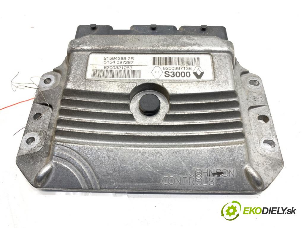 RENAULT MEGANE II liftback 2005 99 kW 2.0 16V (BM0U, CM0U) 1998 riadiaca jednotka Motor 8200387138 (Riadiaca jednotka)