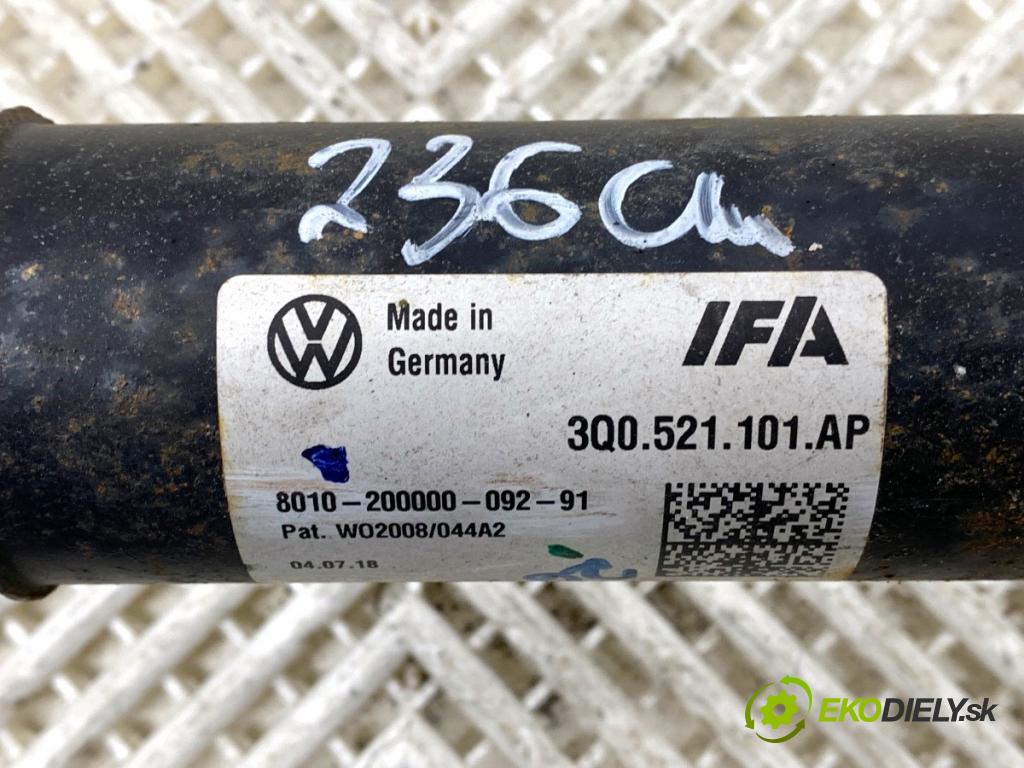 VW PASSAT B8 Kombi 2018 140 kW 2.0 TDI 4motion 1968 Kardaň, hriadeľ hnací zad 3Q0521101AP (Kardaňový hriadeľ)