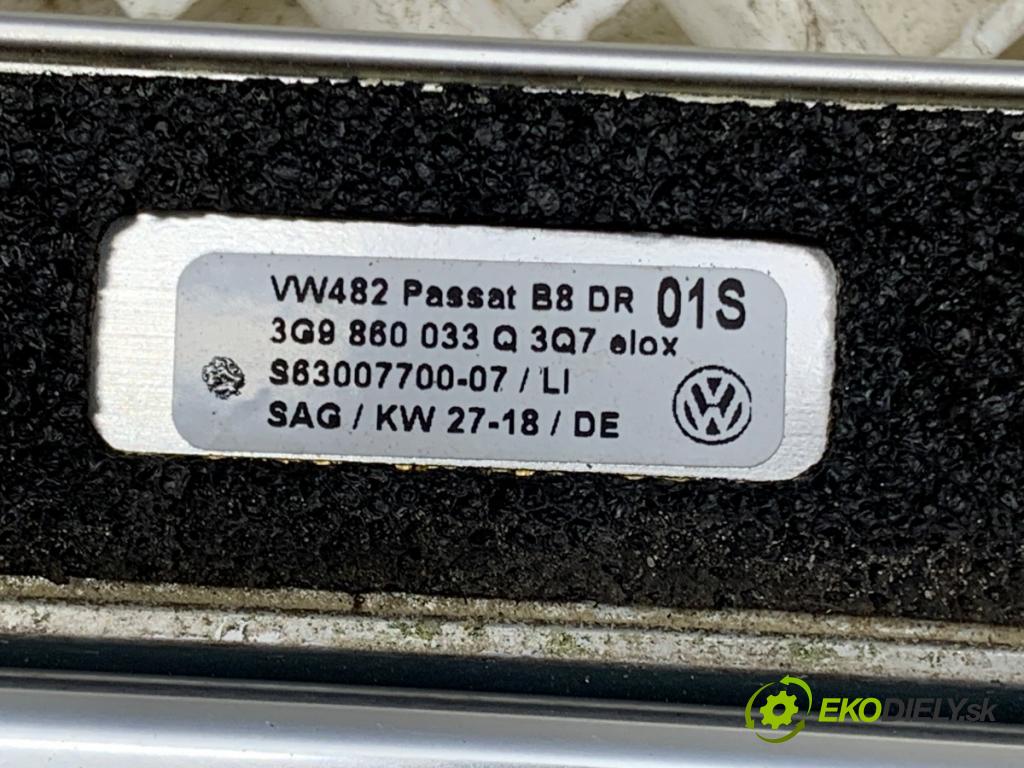 VW PASSAT B8 Kombi 2018 140 kW 2.0 TDI 4motion 1968 zábradlí: STŘECHA 3G9860033Q