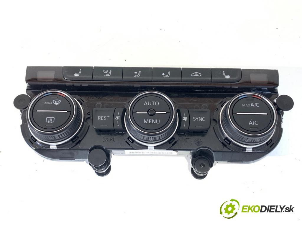 VW PASSAT B8 Kombi 2018 140 kW 2.0 TDI 4motion 1968 Panel ovládania kúrenia 5G0907044DP (Prepínacie páčky pod volantom)