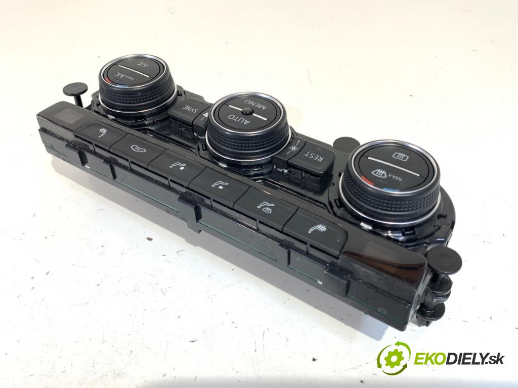 VW PASSAT B8 Kombi 2018 140 kW 2.0 TDI 4motion 1968 Panel ovládania kúrenia 5G0907044DP (Prepínacie páčky pod volantom)