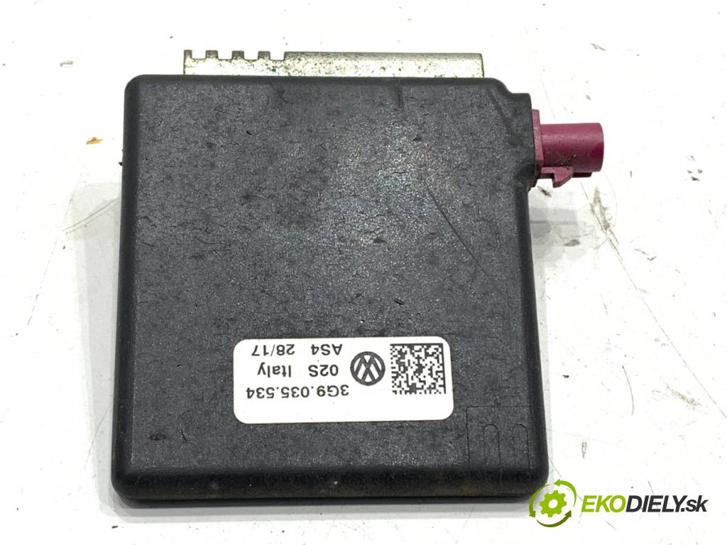 VW PASSAT B8 Kombi 2018 140 kW 2.0 TDI 4motion 1968 Zosilňovač Antenní: 3Q9035534 (Zosilňovač)