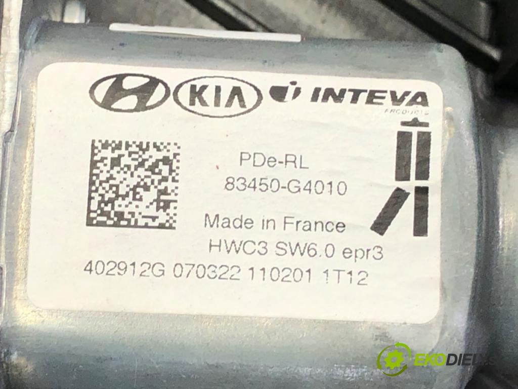HYUNDAI i30 liftback 2022 88 kW 1.0 T-GDI 998 mechanismus okna levý zadní část 83470-G4030