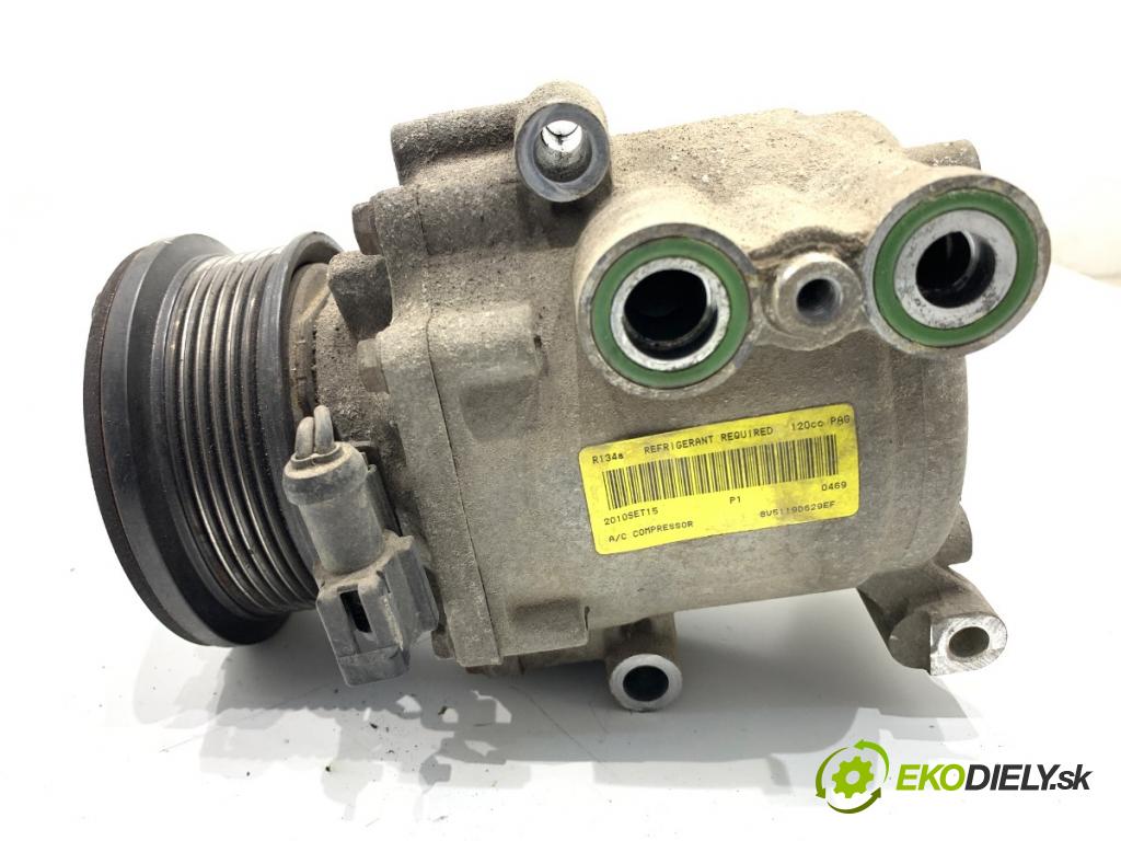FORD FIESTA MK7 liftback 2010 60 kW 1.25 1242 Kompresor klimatizácie 8V5119D629EF (Kompresor klimatizácie)