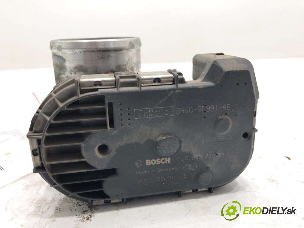 FORD FIESTA MK7 liftback 2010 60 kW 1.25 1242 Škrtiaca klapka 8A6G-9F991-AB (Škrtiaca klapka)