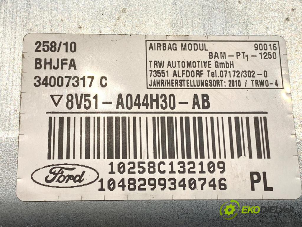 FORD FIESTA MK7 liftback 2010 60 kW 1.25 1242 AirBag spolujezdce 8V51-A044H30-AB (Airbag)