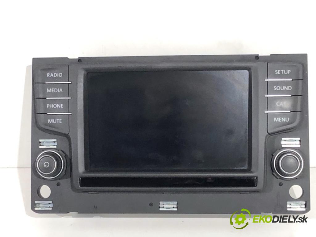 VW GOLF VII Kombi 2015 81 kW 1.6 TDI 1598 RADIO Dislpej 3G0919605