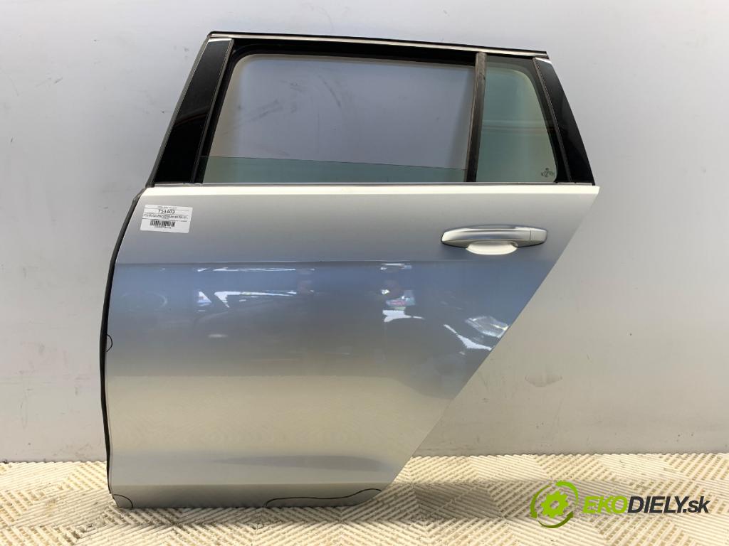 VW GOLF VII Kombi 2015 81 kW 1.6 TDI 1598 dveře levý zadní část LA7W LA7W