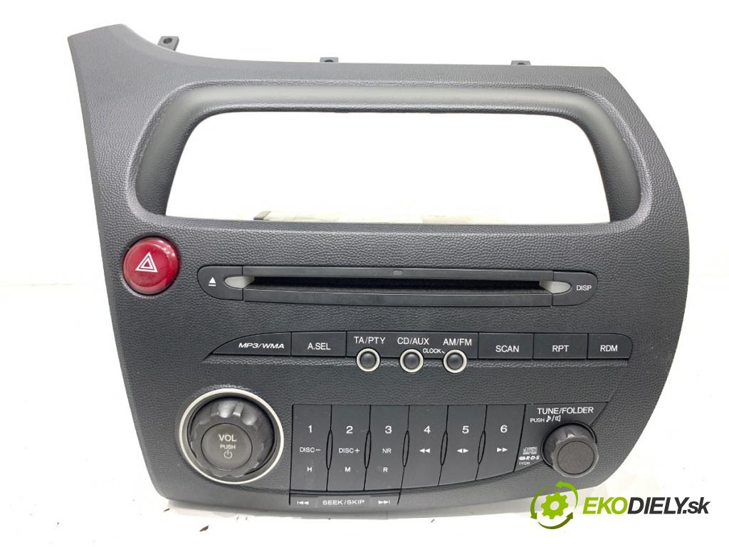 HONDA CIVIC VIII liftback 2007 103 kW 1.8 (FN1, FK2) 1799 RADIO 39100-SMR-G112-M1 (Audio zariadenie)