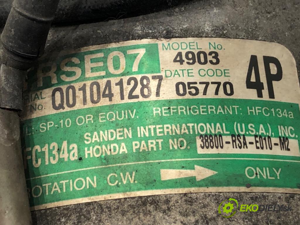 HONDA CIVIC VIII liftback 2007 103 kW 1.8 (FN1, FK2) 1799 Kompresor klimatizácie 38800-RSA-E010-M2 (Kompresor klimatizácie)