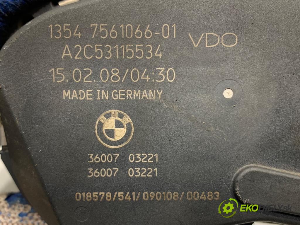 BMW E90 sedan 2008 125 kW 320 i 1995 Škrtiaca klapka 7561066 (Škrtiaca klapka)
