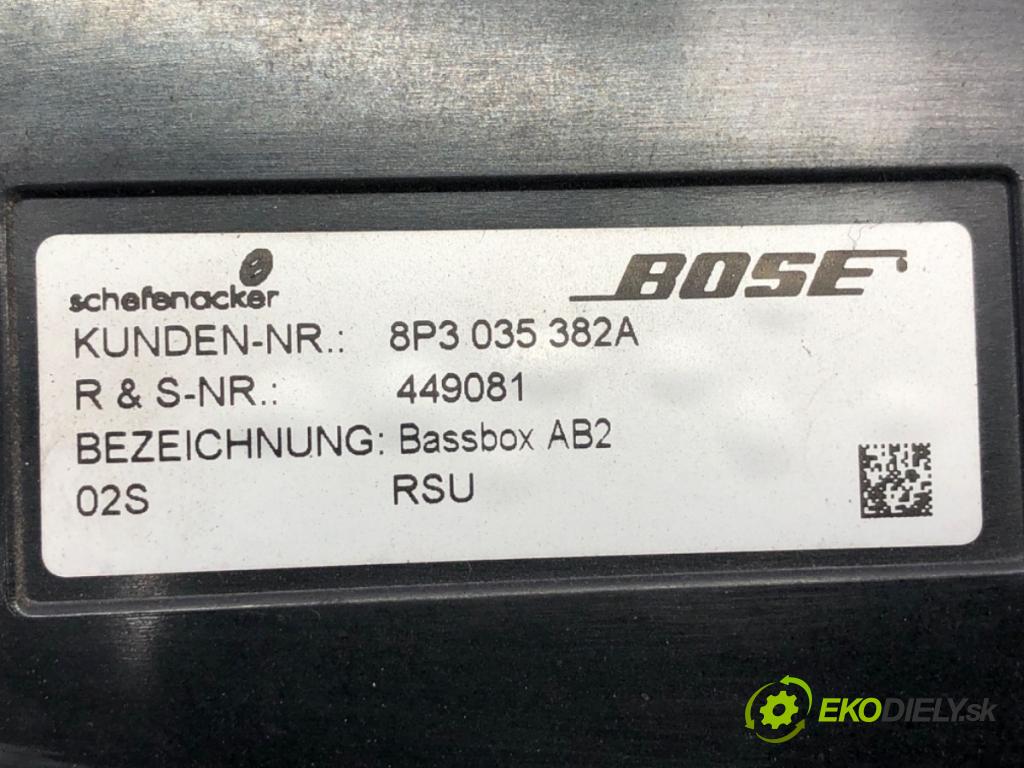 AUDI A3 8P liftback 2003 103 kW 2.0 TDI 16V 1968 subwoofer 8P3035382A (Audio zariadenie)
