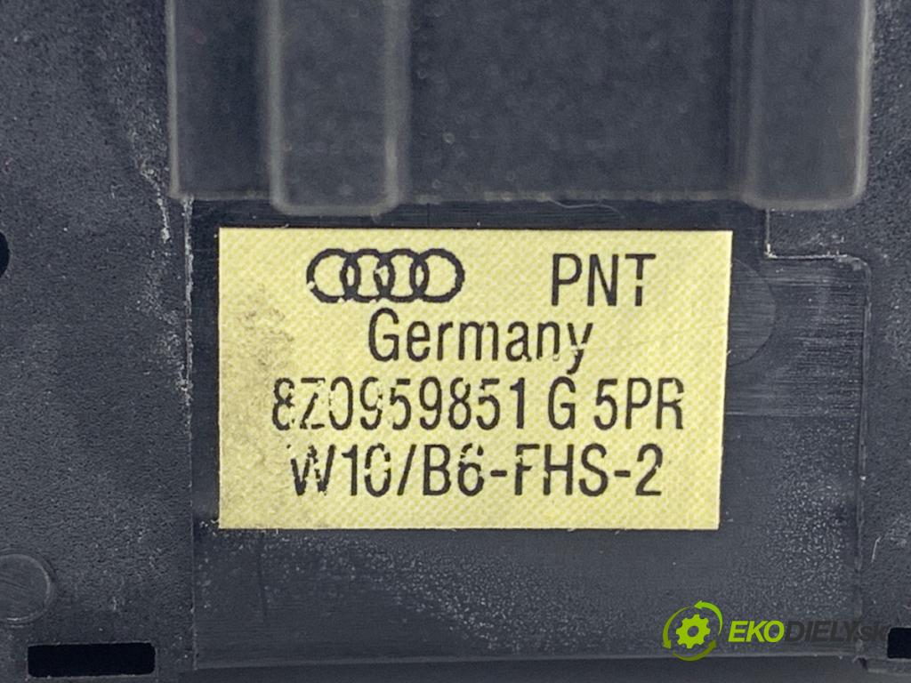 AUDI A3 8P liftback 2003 103 kW 2.0 TDI 16V 1968 Prepínač okien 8Z0959851G (Prepínacie páčky pod volantom)