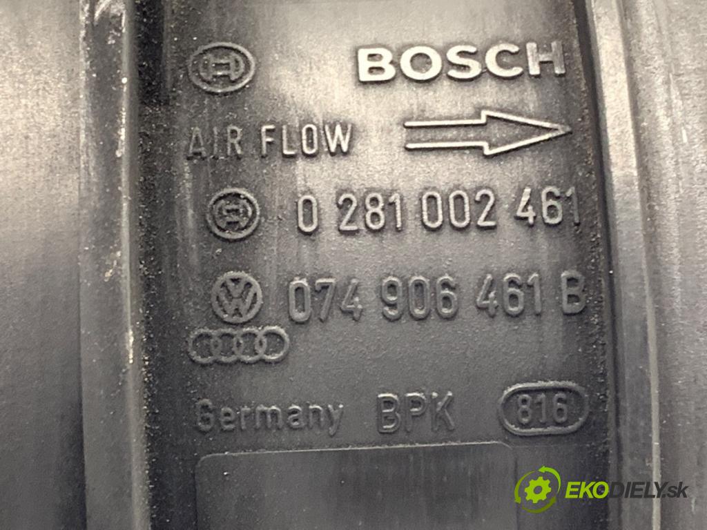 AUDI A3 8P liftback 2003 103 kW 2.0 TDI 16V 1968 Váha vzduchu 074906461B 0281002461 (Váha vzduchu)