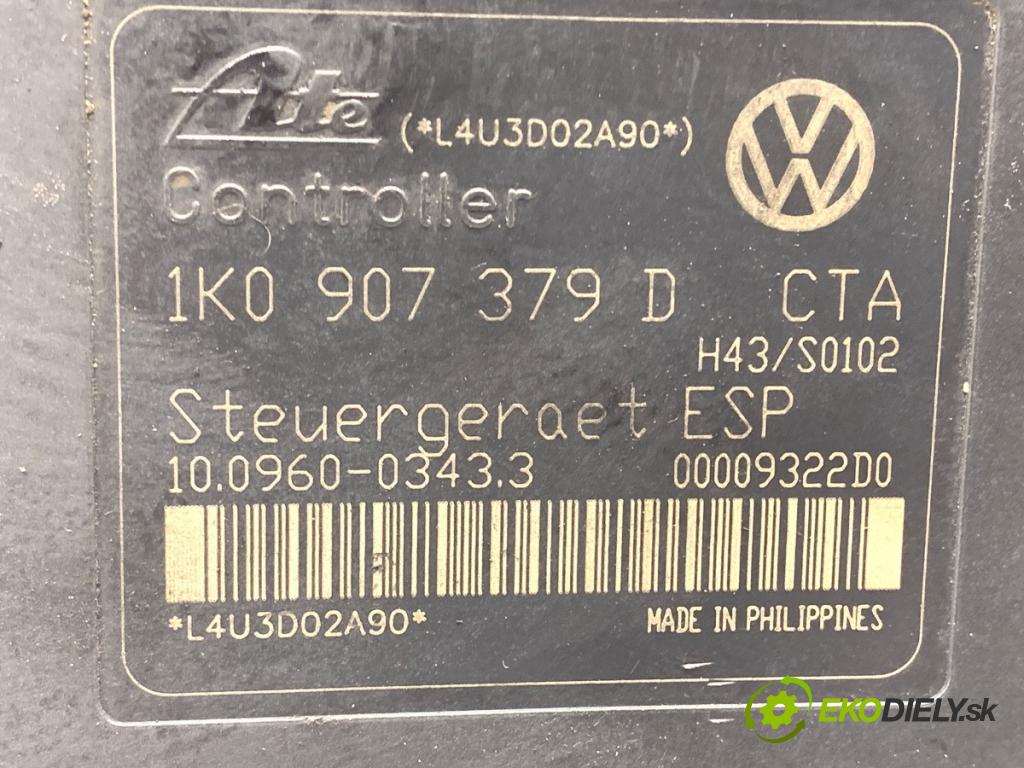 AUDI A3 8P liftback 2003 103 kW 2.0 TDI 16V 1968 Pumpa ABS 1K0907379D (Pumpa ABS)