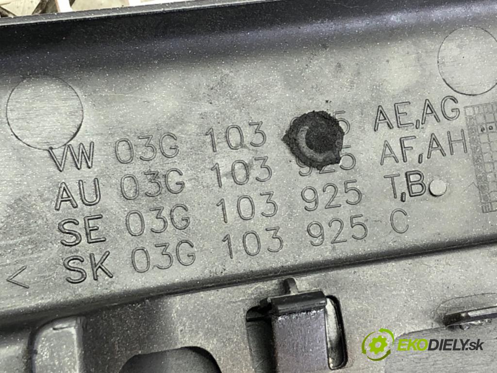 AUDI A3 8P liftback 2003 103 kW 2.0 TDI 16V 1968 kryt motora 03G103925AF (Kryt motoru )