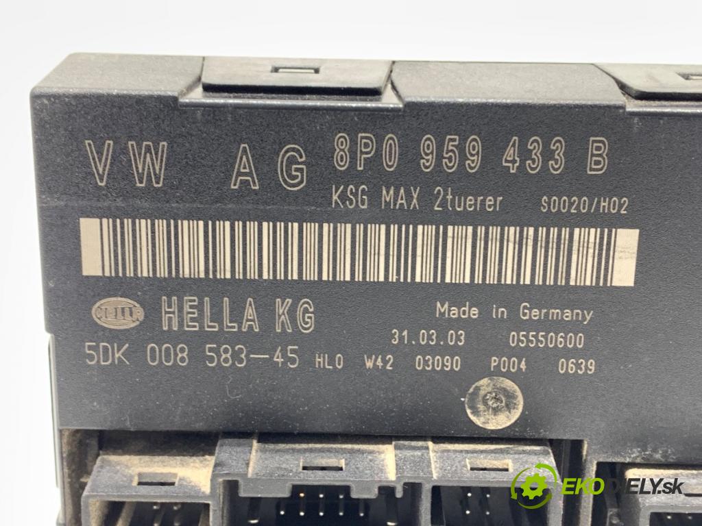 AUDI A3 8P liftback 2003 103 kW 2.0 TDI 16V 1968 Modul komfortu 8P0959433B (Modul komfortu)