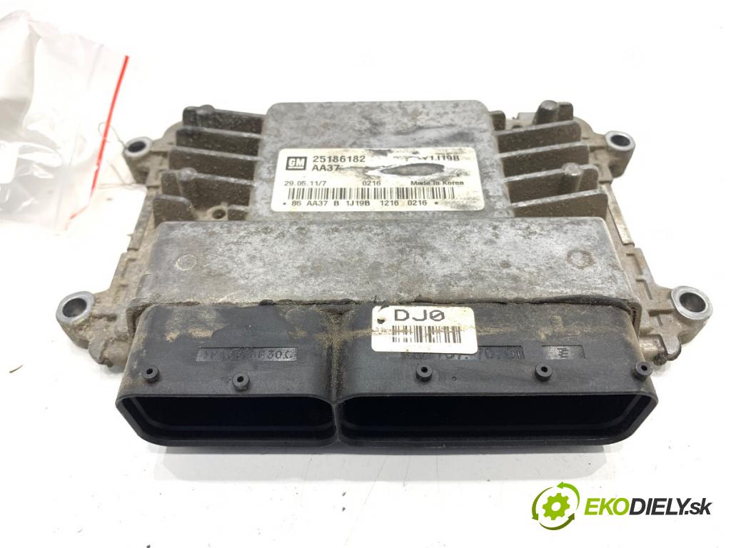 CHEVROLET CRUZE liftback 2012 104 kW 1.8 1796 riadiaca jednotka Motor 25186182 (Riadiaca jednotka)