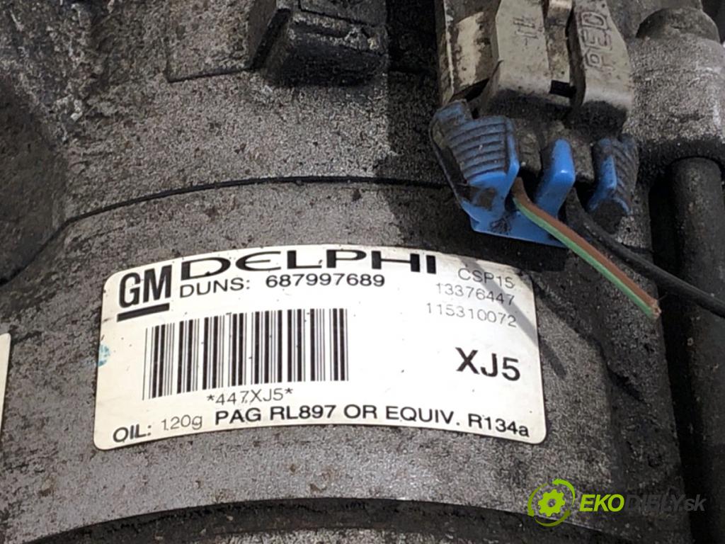 CHEVROLET CRUZE liftback 2012 104 kW 1.8 1796 Kompresor klimatizácie 687997689 (Kompresor klimatizácie)