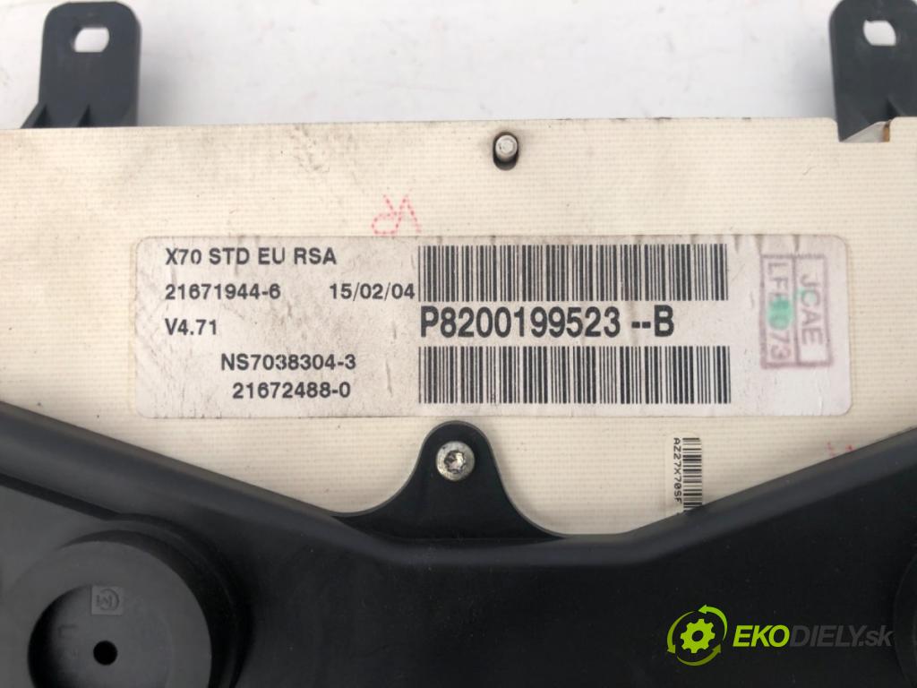 RENAULT MASTER II Autobus 2004 73 kW 2.5 dCi 100 (JDCV) 2463 Prístrojovka P8200199523B (Prístrojová doska)